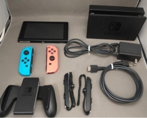 Nintendo Switch Joy-Con(L) ネオンブルー/(R) ネオンレッド 箱・説明書なし (バッテリー拡張モデル)
