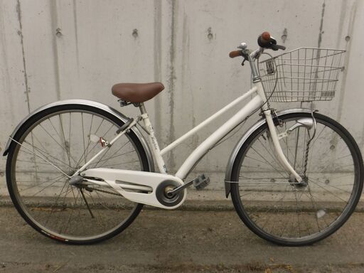 3段変速\u0026LEDオートライト シティサイクル ママチャリ 中古自転車 440