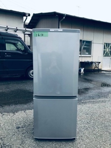 1610番 三菱✨ノンフロン冷凍冷蔵庫✨MR-P15W-S‼️
