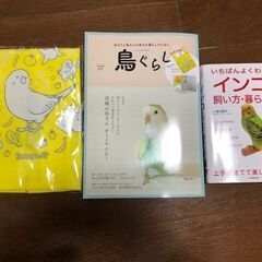 古本2冊☆鳥ぐらし vol.3 エコバック付き&インコの飼い方・...