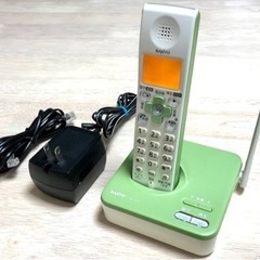 【お話中】SANYO デジタルコードレス留守番電話機　TEL-DJ2