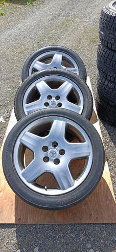 セルシオ30後期純正ホイール4本セットスタッドレス付き‼️