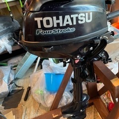 トーハツ 4スト 2馬力 船外機 平成27年製