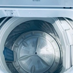 ①✨2017年製✨1464番 パナソニック✨全自動電気洗濯機✨