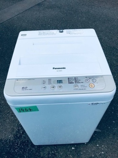 ①✨2017年製✨1464番 パナソニック✨全自動電気洗濯機✨NA-F60B10‼️