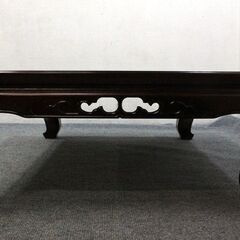 開封済み未使用品 karimoku/カリモク センターテーブル かりん 幅1200×奥行800mm 天然目 うるし塗装 木製 座卓   家具 店頭引取歓迎 R6172)