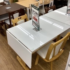 KG-56【新入荷 アウトレット】ベンチダイニング4点セット 白×ナチュラル