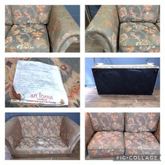 ☑️メル売約済　大塚家具UK輸入ART FORMA 45万2人掛けソファー