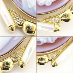 Jewelry カメオ ペンダントトップ ag-049