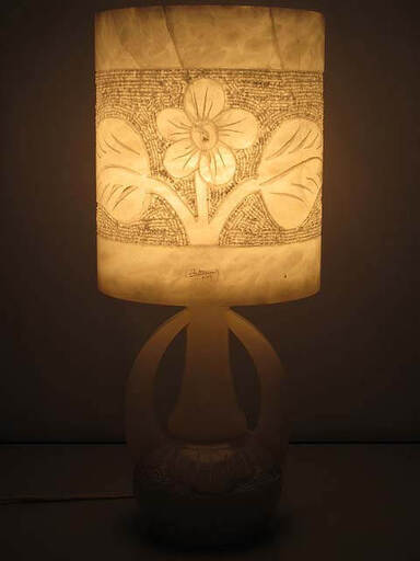 ss3817　ドマン　テーブルランプ　大理石製　ホワイト　卓上　ライト　照明　電気　ナイトスタンド　洋風　スイッチ付