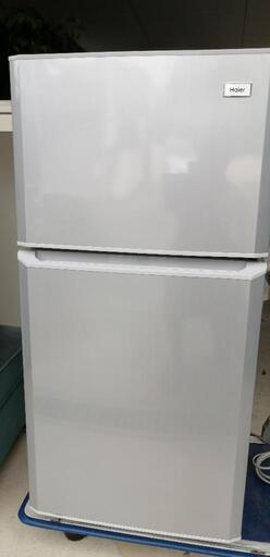 【配達無料】[即日配達も可能?]冷凍冷蔵庫　106L  Haier JR-N106K  動作品