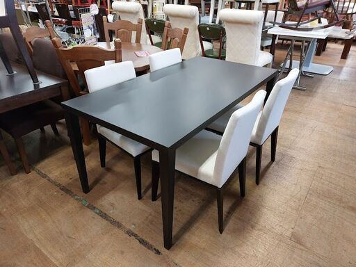 藤栄　ブルックス１５０　ダイニングテーブル＆ネム　チェア４脚セット　　【愛品倶楽部柏店】