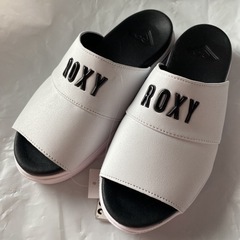 ロキシー ROXY レディース 白　厚底サンダル 24cm