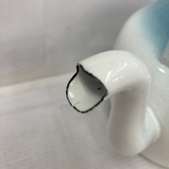 イマン　プリンセスローズブルー　アンティークケトル