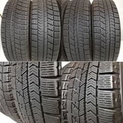 スタッドレスタイヤ & ホイール 4本＞ 155/65R14 ブリヂストン 2016年 