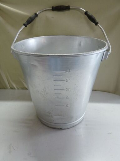 アルミ製バケツ/厨房器具・中古品・本体のみ