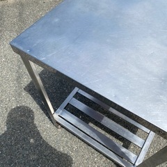 ☆中古品　作業台　厨房　厨房機器　ステンレス製