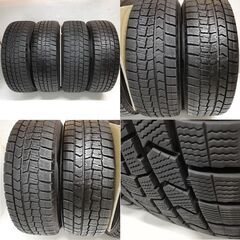 スタッドレス・ホイール 4本＞ 195/65R15 ダンロップ 15x6J ホット 