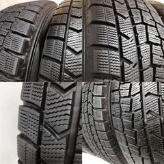 スタッドレス・ホイール 4本＞ 195/65R15 ダンロップ 15x6J ホット 