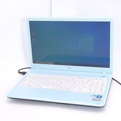即使用可能 Wi-Fi有 高速SSD NEC 15.6型 ノートPC PC-LS150ES6L 水色