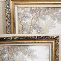 札幌 引き取り ☆ ゴブラン織り 刺繍画 タペストリー フランス