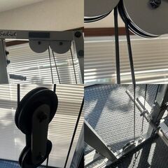 BODYSOLID ボディソリッド ラットマシン ラットプルダウン 背筋 ダンベル10㎏2枚付！USED品 現状にて 引取歓迎！