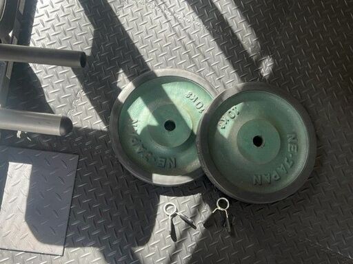 BODYSOLID ボディソリッド ラットマシン ラットプルダウン 背筋 ダンベル10㎏2枚付！USED品 現状にて 引取歓迎！