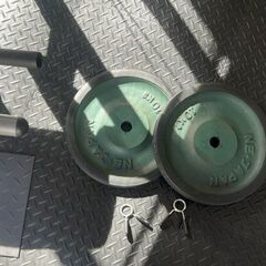 BODYSOLID ボディソリッド ラットマシン ラットプルダウン 背筋 ダンベル10㎏2枚付！USED品 現状にて 引取歓迎！