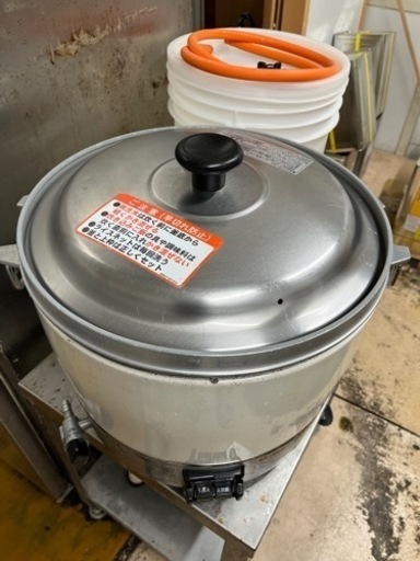 ガス炊飯器 3升 リンナイ RR-30S1 プロパンガス　業務用　中古