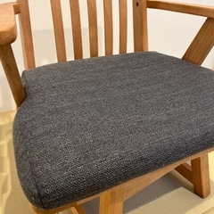 回転式ダイニングチェア②【松田家具 白王】