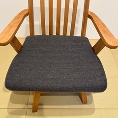 回転式ダイニングチェア②【松田家具 白王】