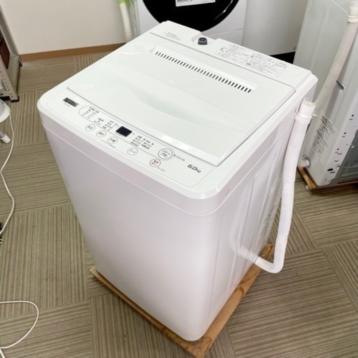 【超美品‼️】ヤマダセレクト 2020年製 6.0kg全自動洗濯機 ホワイト♪