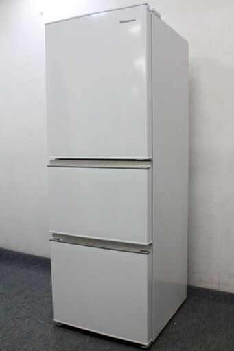 Hisense/ハイセンス 3ドア冷凍冷蔵庫 282L HR-D2801W ホワイト 2020年製   中古家電 店頭引取歓迎 R6162)