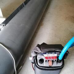 アカシヨット　はちはん　FRPボート　マーキュリー2馬力　船外機　鬼にゴムボー　フロート　ドーリー　電動高圧ポンプ