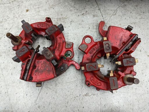 REX レッキス N80AⅢ ねじ切り機 ダイヘッド2個【野田愛宕店】【店頭取引限定】【中古】ITACJ30SDCY0