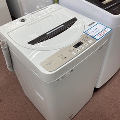 シャープ洗濯機　6kg 2019年製