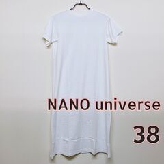 美品 ◇半袖Tシャツロングワンピース　NANO universe