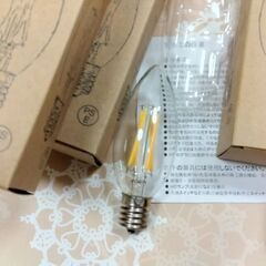 新品 シャンデリア用 LED電球５個 E17 40w 電球色