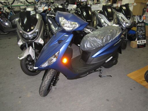 現在オーダーストップ中！マットブルー現在入手困難！値下げ中！ＹＡＭＡＨＡアクシスＺ１２５最新型！新車格安販売中！ 最後の１台です！