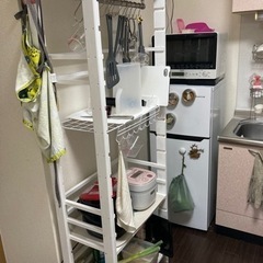 キッチンラック（食器置き、まな板置き、炊飯器置き、食材収納）