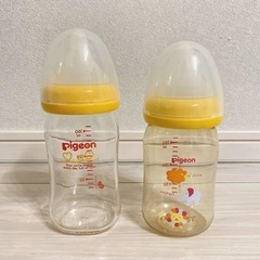 1本でも◎ 美品 すぐに使える 哺乳瓶  2点セット 母乳実感