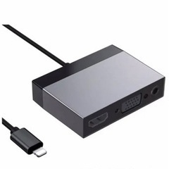 新品　iPhone iPad専用 HDMI VGA Audio ...