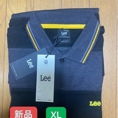 【新品 XL】【未使用 タグ付き】Lee リー 刺繍ロゴ 半袖ボ...