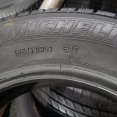 🌞165/70R14⭐工賃込み！スペイド、パッソ、マーチ、スイフト、ブーン等に！バリ山！美品！MICHELIN製サマータイヤ入荷しました🌞