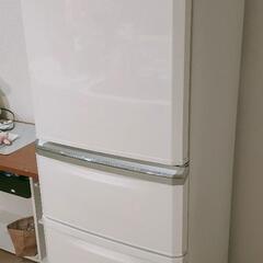 【ネット決済】三菱ノンフロン冷凍冷蔵庫 MR-C34S-W1形