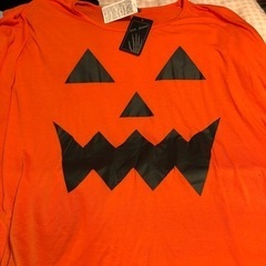 新品‼️未使用‼️ハロウィン、パンプキンTシャツ‼️サイズフリー‼️