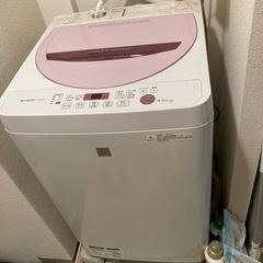 SHARP縦型洗濯機