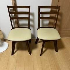 【売ります】ダイニング用椅子2つ【ニトリ】