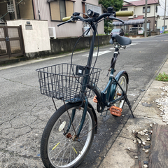 【ネット決済】格安、折りたたみ自転車２０インチ　