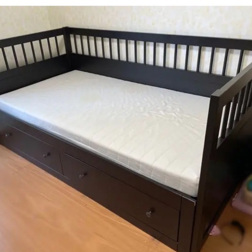 アメリカで購入　2段ベッド　　シングルベッド　収納付きベッド